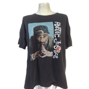 Tupac Poetic Justice Black T-Shirt